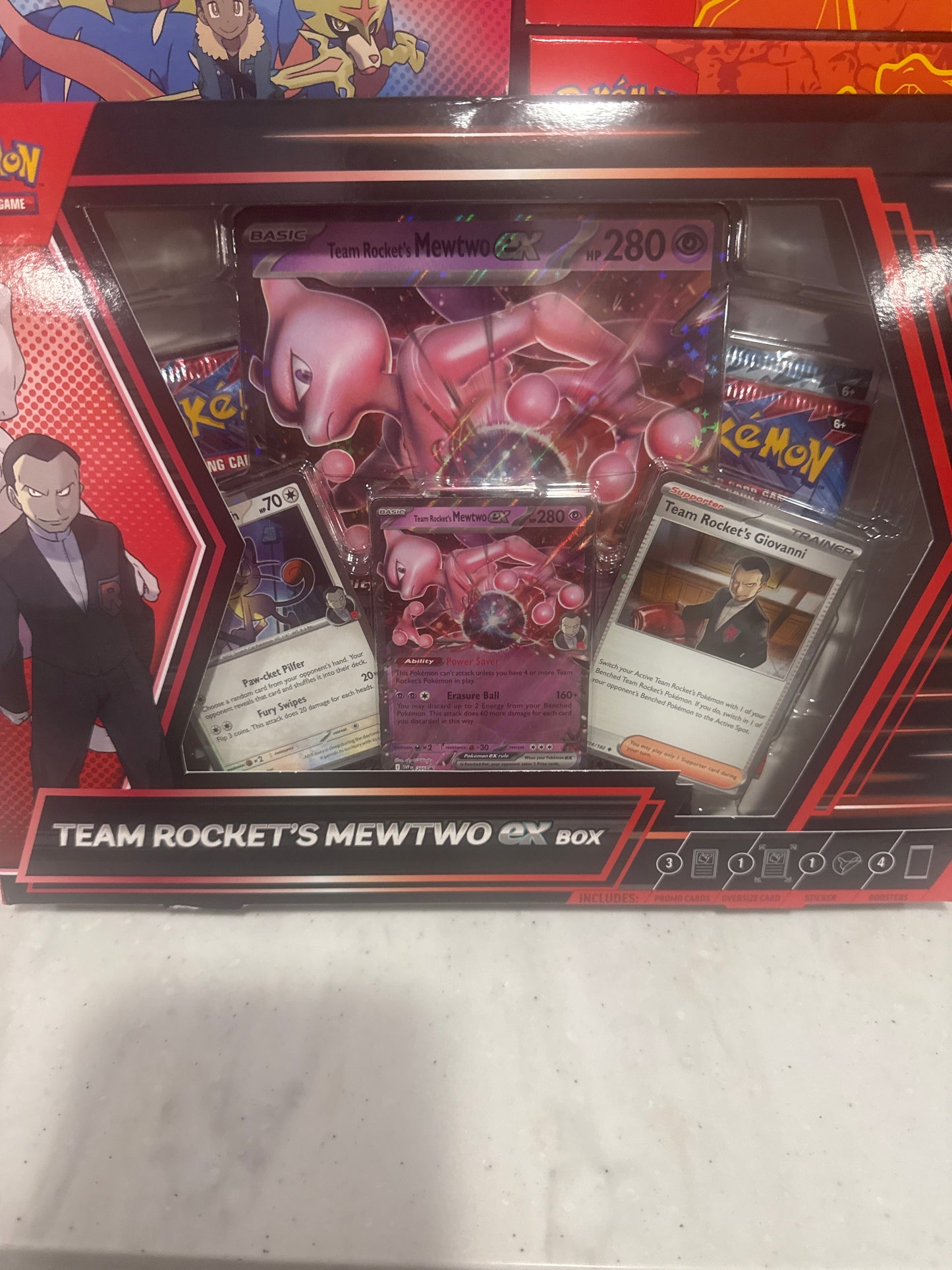 Team Rockets Mewtwo Ex box